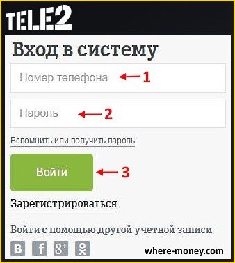 Теле2 личный кабинет краснодарский край по номеру